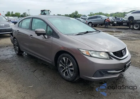 2015 Honda Civic Ex из США, поврежденный, VIN 19XFB2F84FE215314